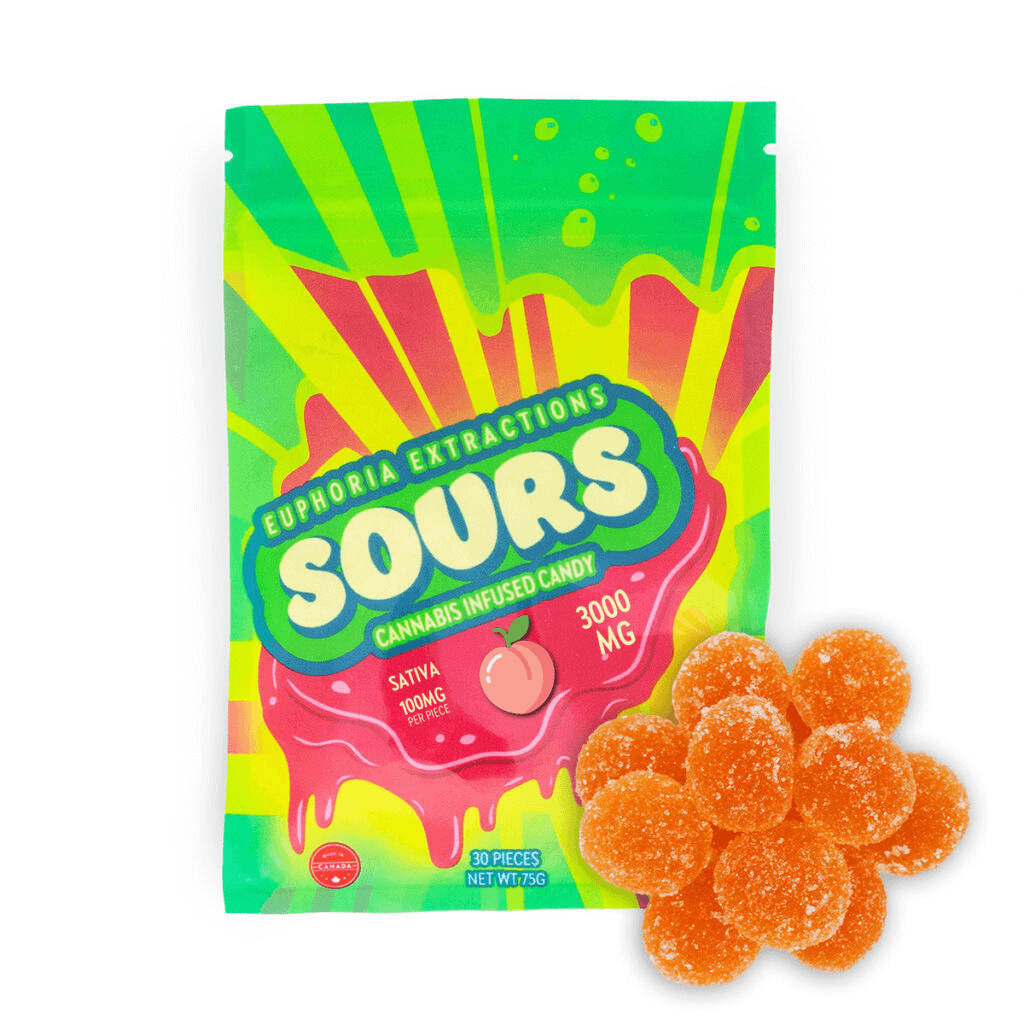 3000mg THC Sativa Sours (Euphoria Extractions)