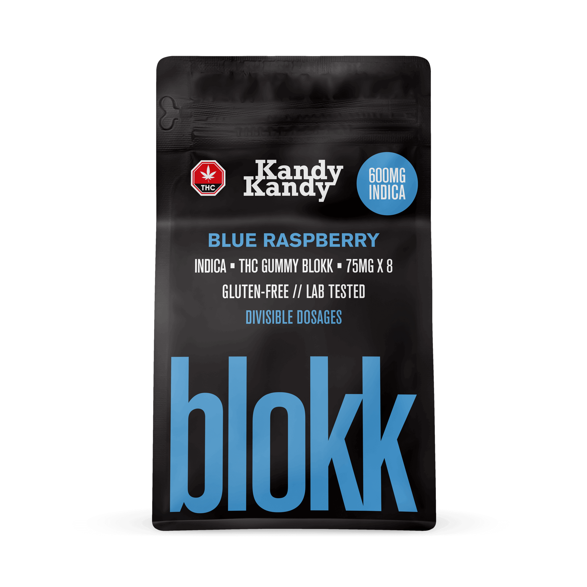 600mg THC Indica Blokk Gummies (Kandy Kandy)