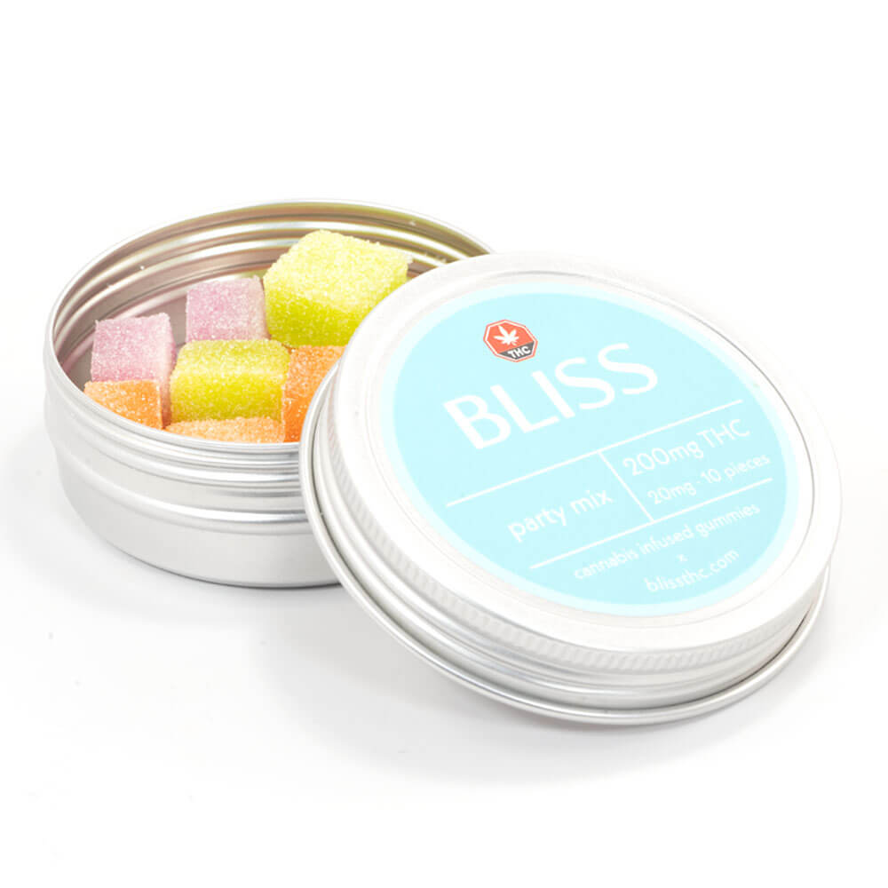 Party Mix 250mg THC (Bliss Edibles) - Image 2
