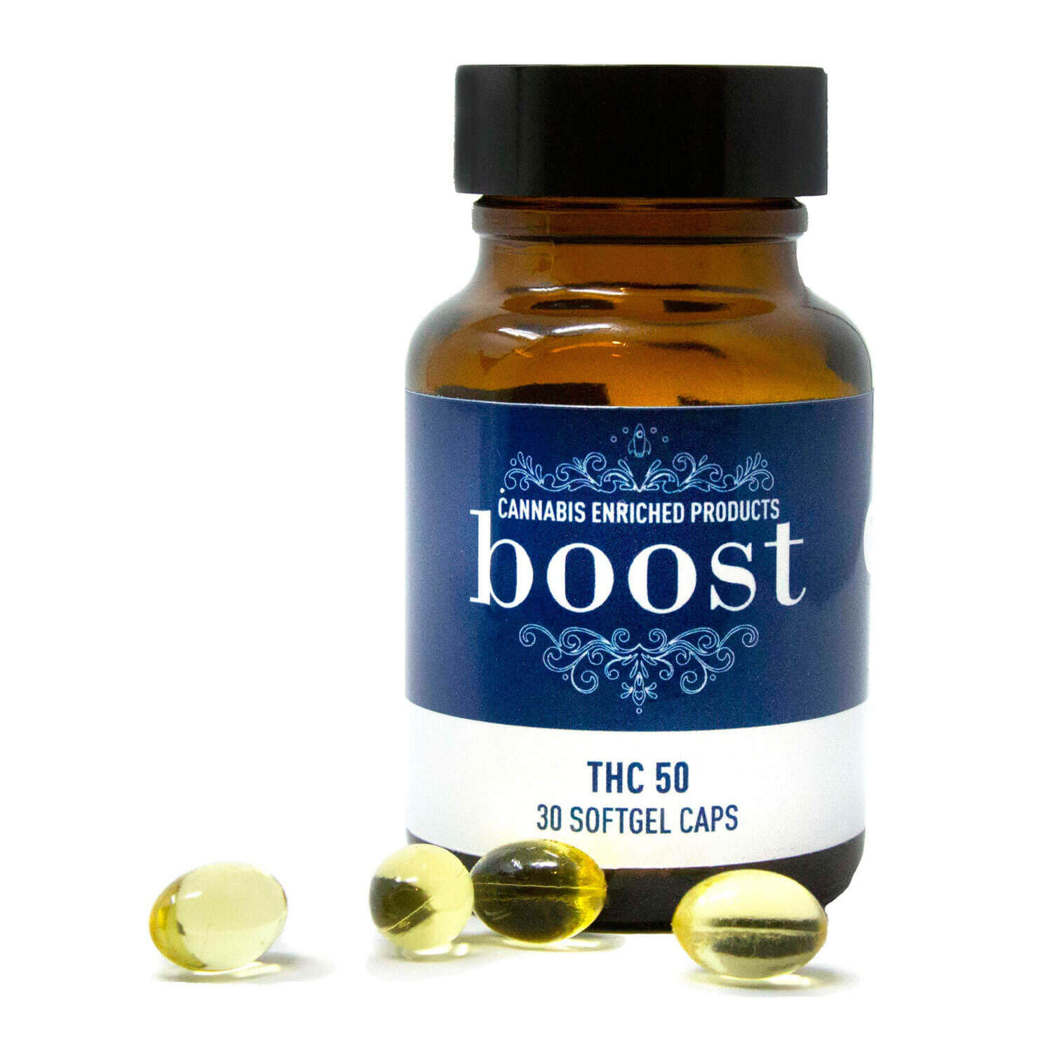 50mg THC Gel Capsules (Boost Edibles)