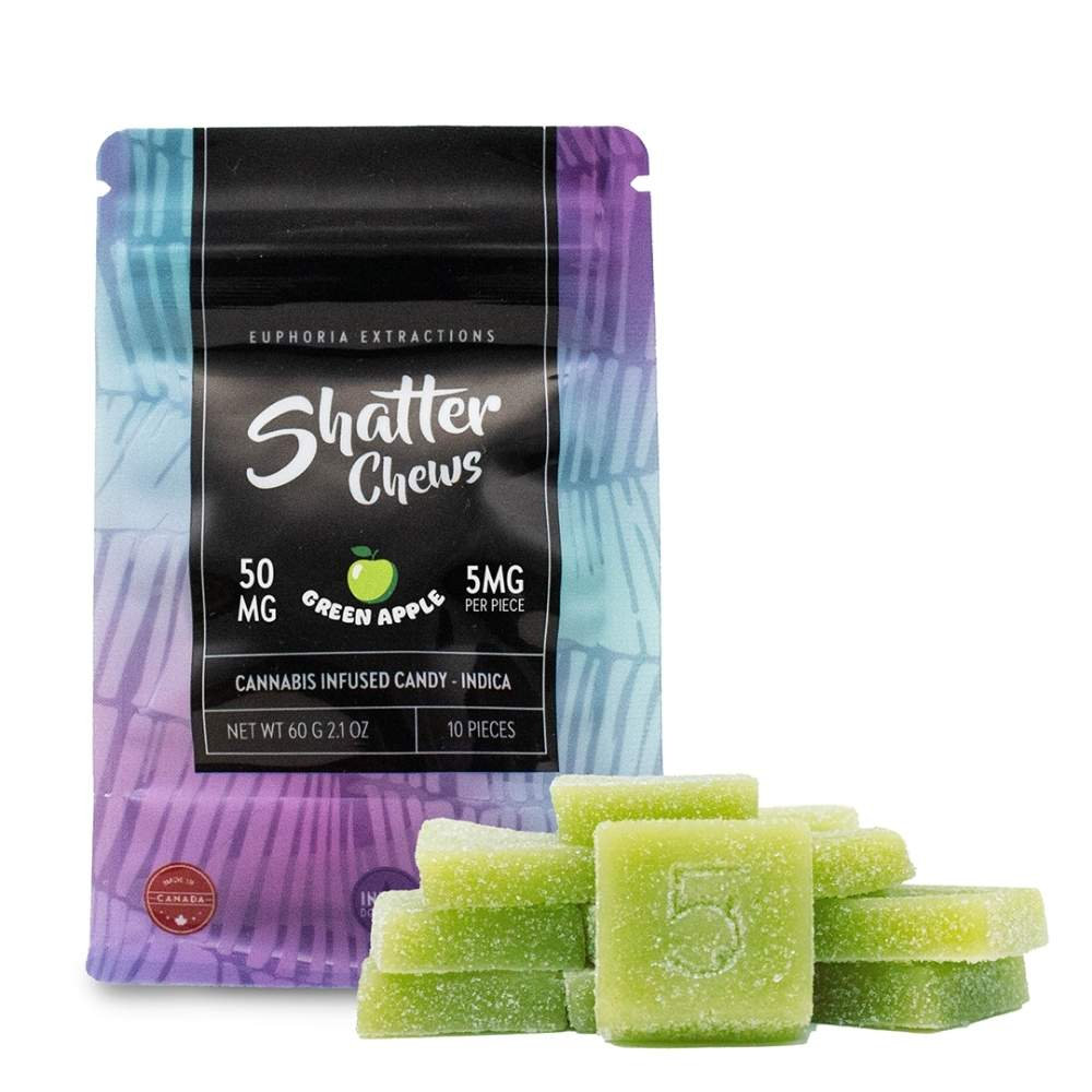 Indica 50mg Shatter Chews (Euphoria Extractions) - Image 2