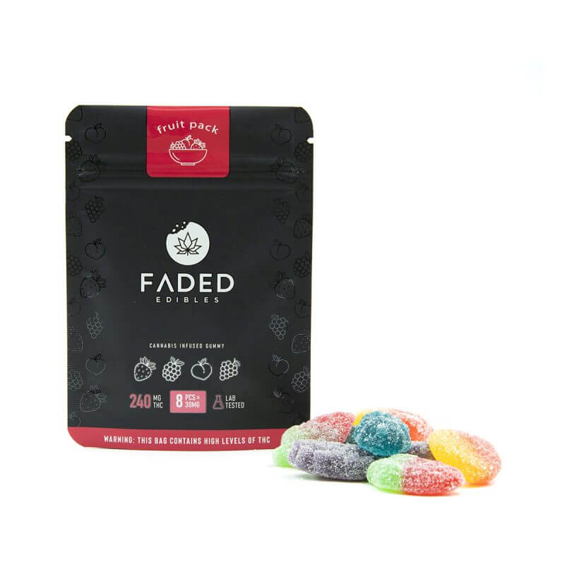 240mg THC Gummies (Faded Cannabis Co) - Image 2