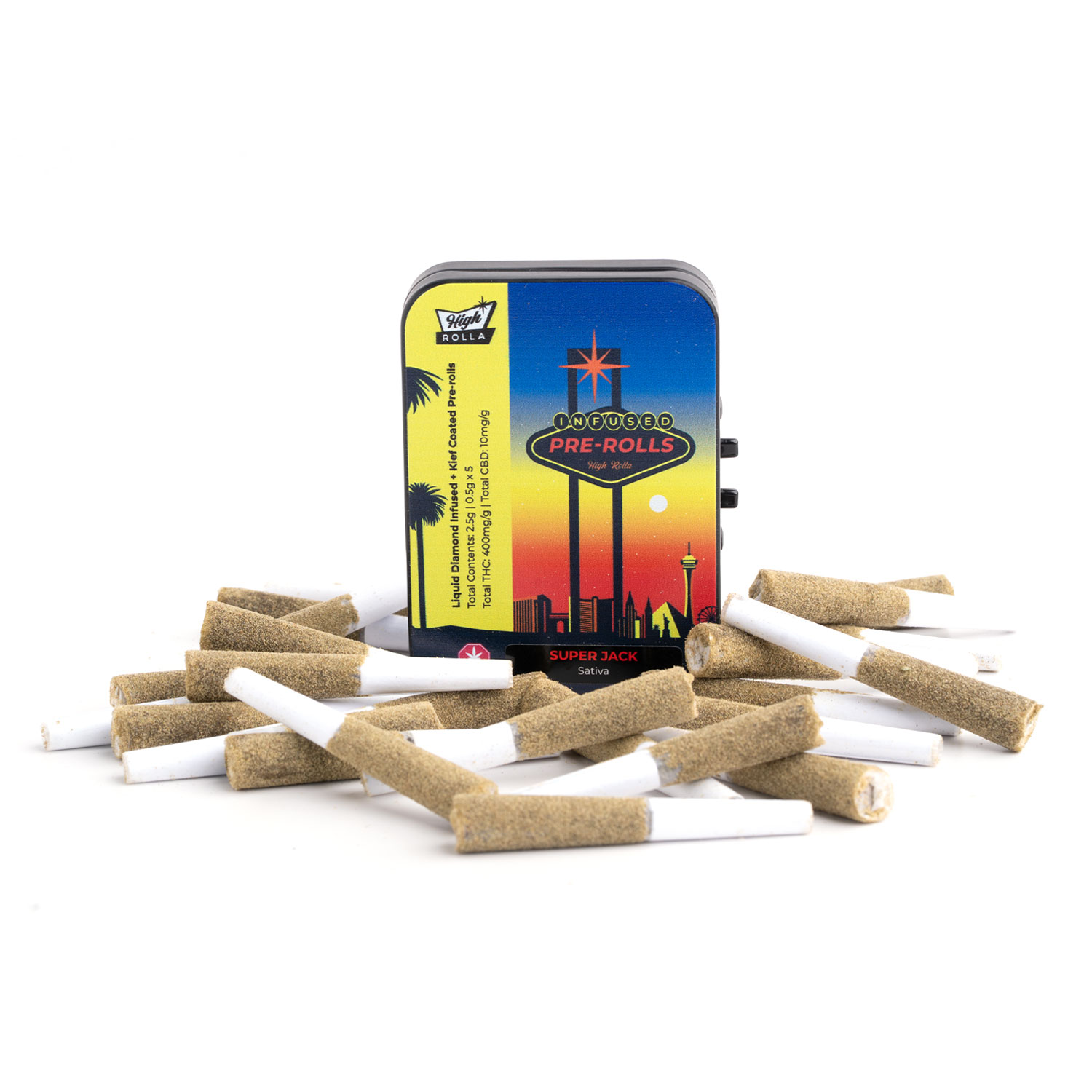 5 Pack Infused Pre-Rolls (High Rolla) - Image 2