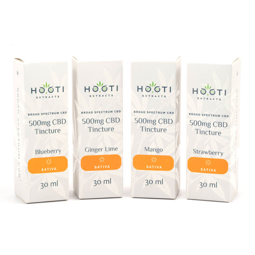 500mg Sativa CBD Tinctures (Hooti Extracts) - Image 6