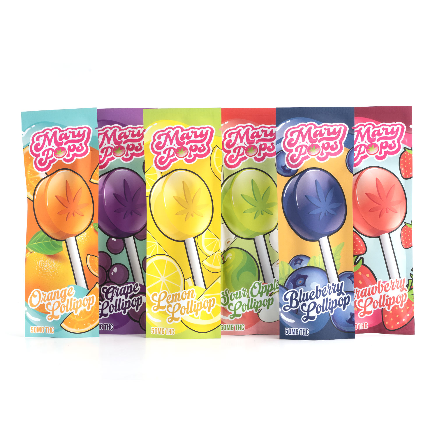 50mg THC Lollipops (Mary Pops)