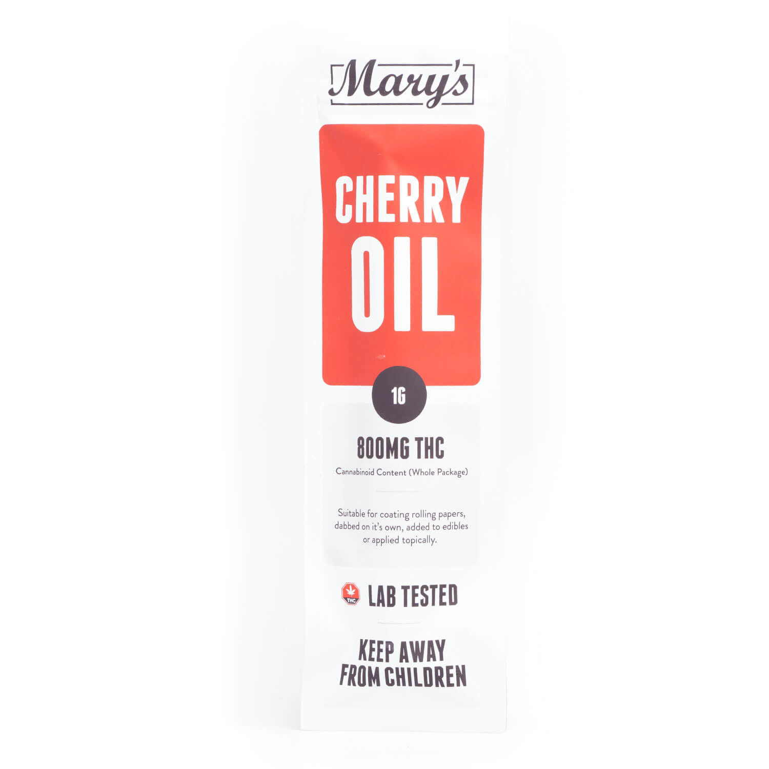 800mg THC Cherry Oil (Mary’s Edibles)
