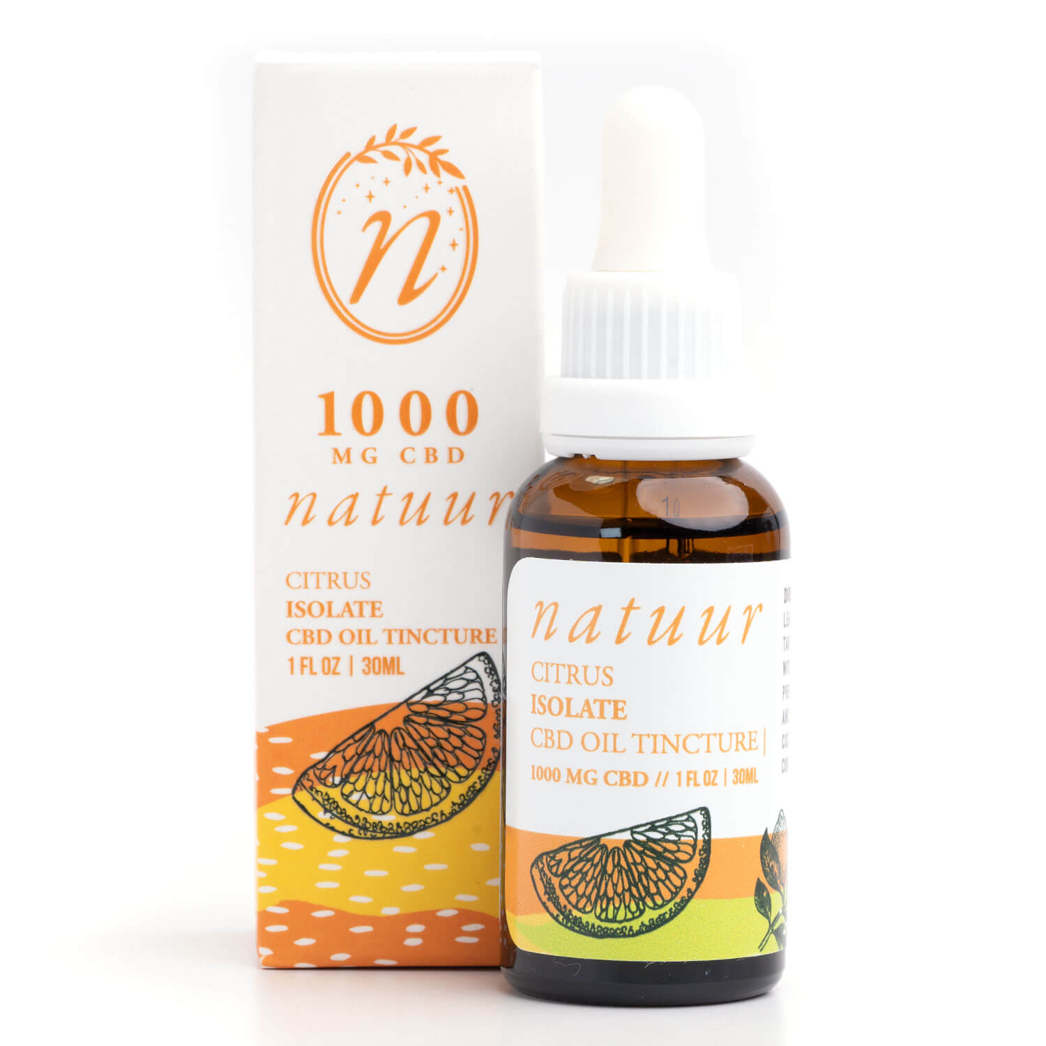 1000mg CBD Isolate Tincture (Natuur) - Image 2