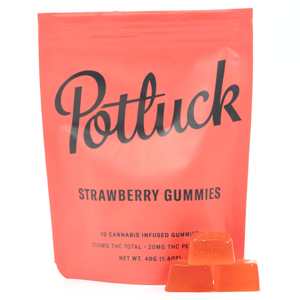 200mg THC Gummies (Potluck)
