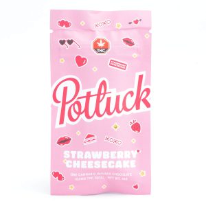 100mg THC Strawberry Cheesecake Chocolate (Potluck)