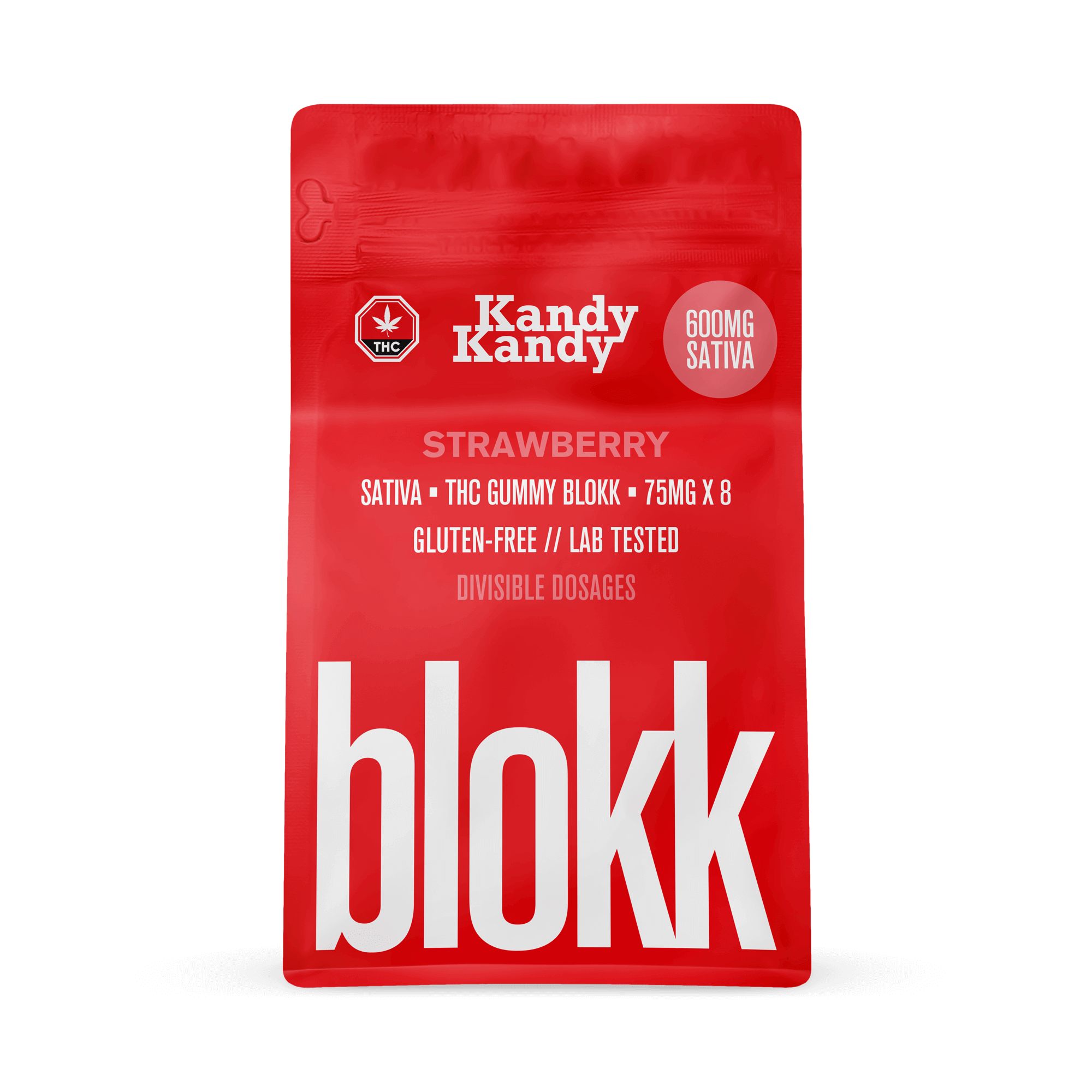 600mg THC Sativa Blokk Gummies (Kandy Kandy) - Image 2