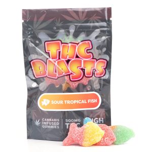 500mg THC Blasts Gummies (Blast Edibles)