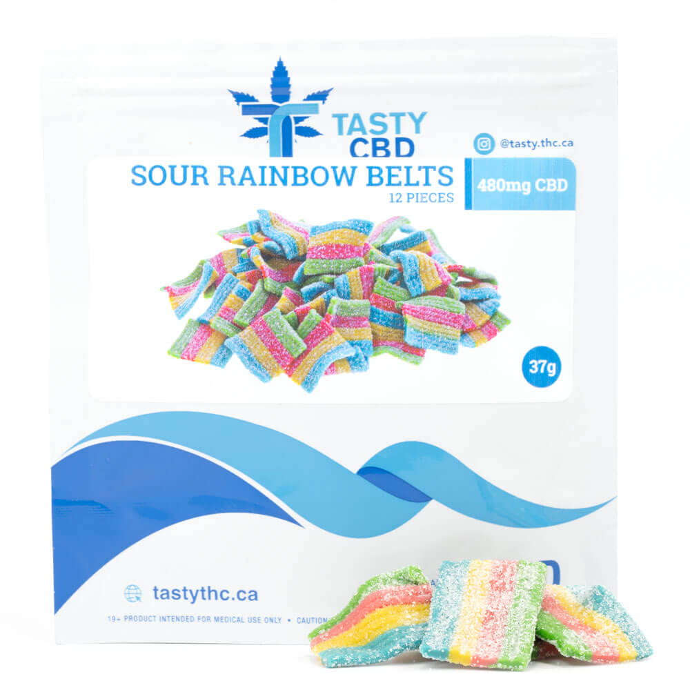 CBD Sour Rainbow Belts (Tasty CBD)