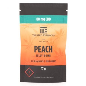 80mg CBD Jelly Bombs (Twisted Extracts)