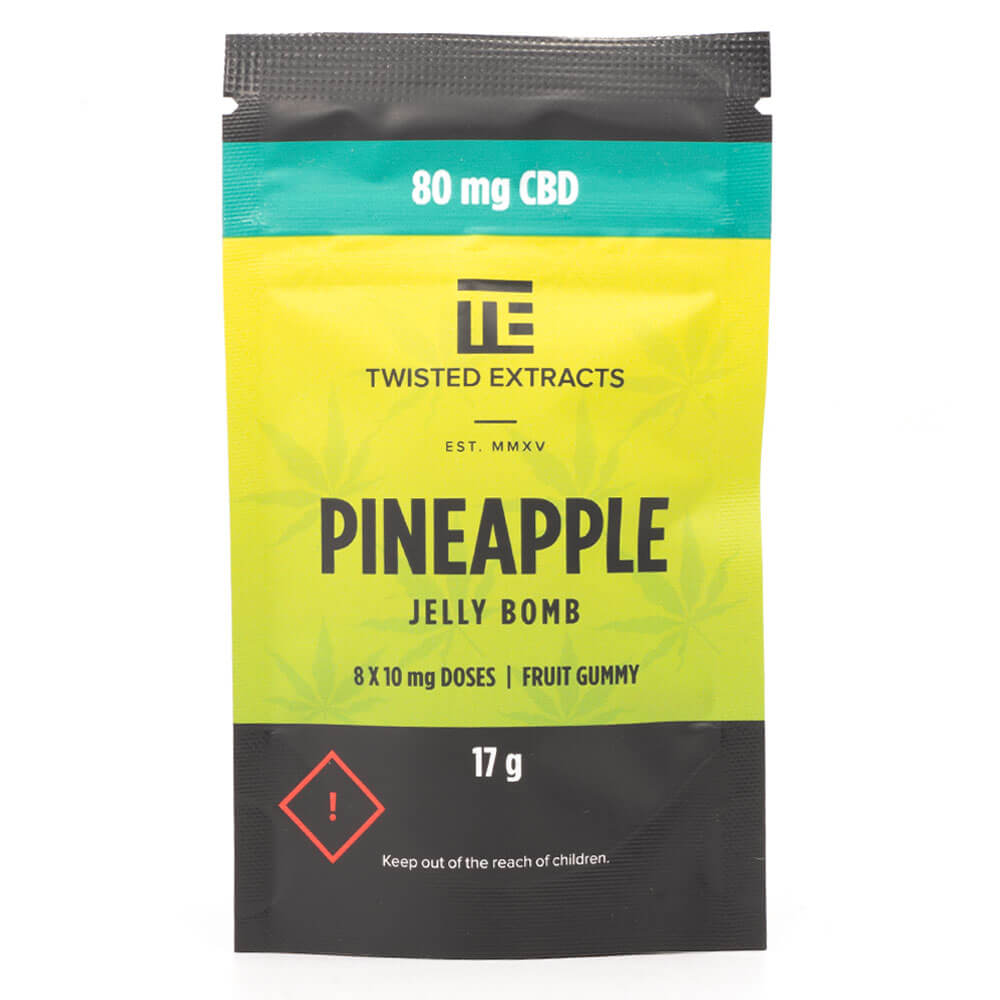 80mg CBD Jelly Bombs (Twisted Extracts) - Image 2