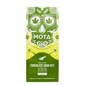 Chocolate Dipped Sour Key 100mg THC (Mota)